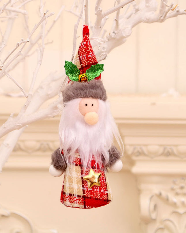 Assorted 2-Piece Christmas Doll Hanging Widgets Style A One Size