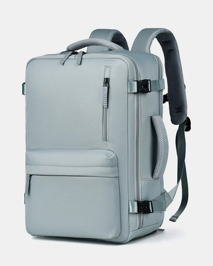 Oxford Cloth Side Pockets Backpack Bag with Handles