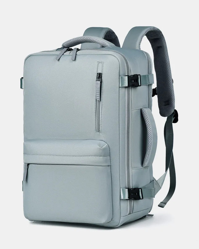 Oxford Cloth Side Pockets Backpack Bag with Handles