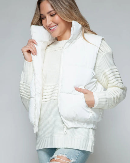 Snobbish Fine Fur Lining Quilted Vest