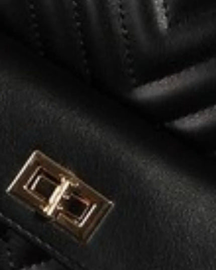 Fame Faux Leather Cushioned Sling Bag 