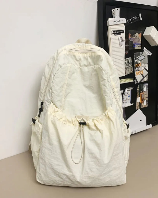 Drawstring Nylon Backpack Bag