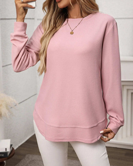 Long Sleeve Round Neck T-Shirt