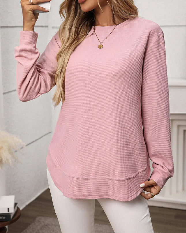 Long Sleeve Round Neck T-Shirt