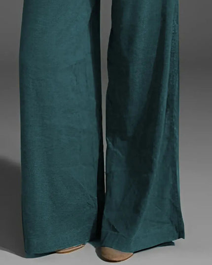 Full Size Wide Leg Pants with Pockets Plus Size