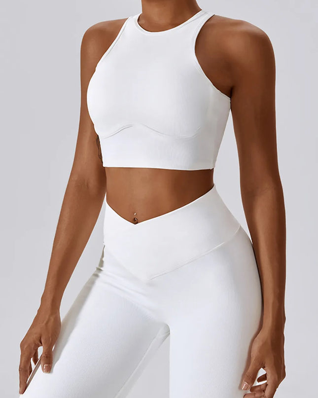 Basic Bae Cutout Racerback Active Tank