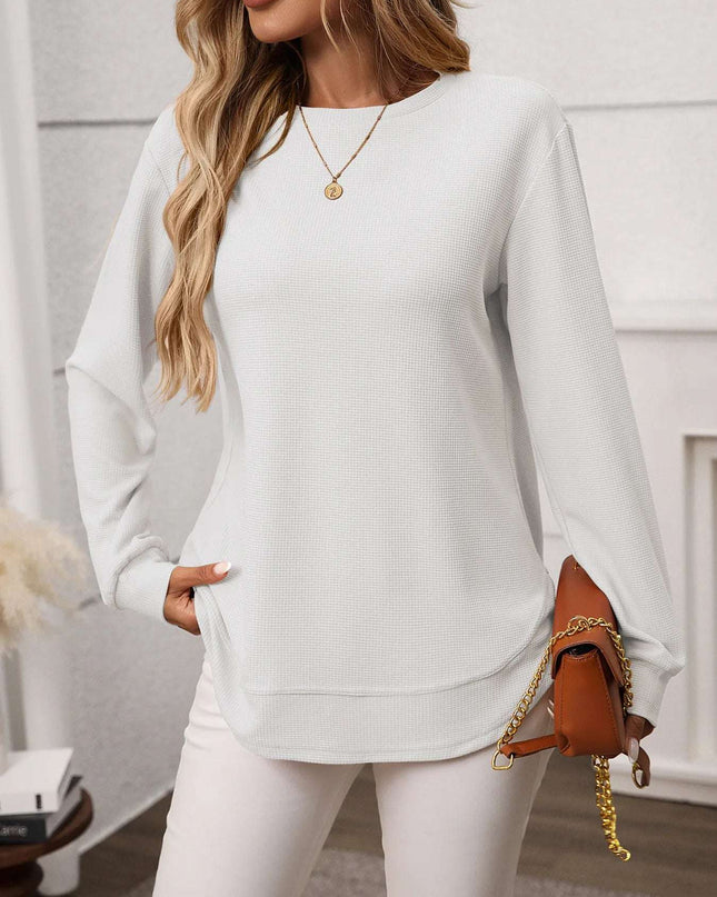 Long Sleeve Round Neck T-Shirt