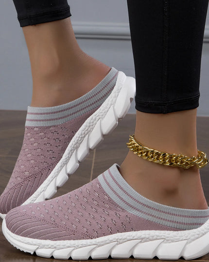 Breathable Mesh Slip-On Sneakers 