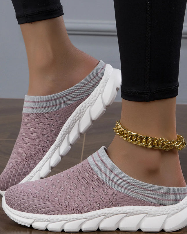 Breathable Mesh Slip-On Sneakers 