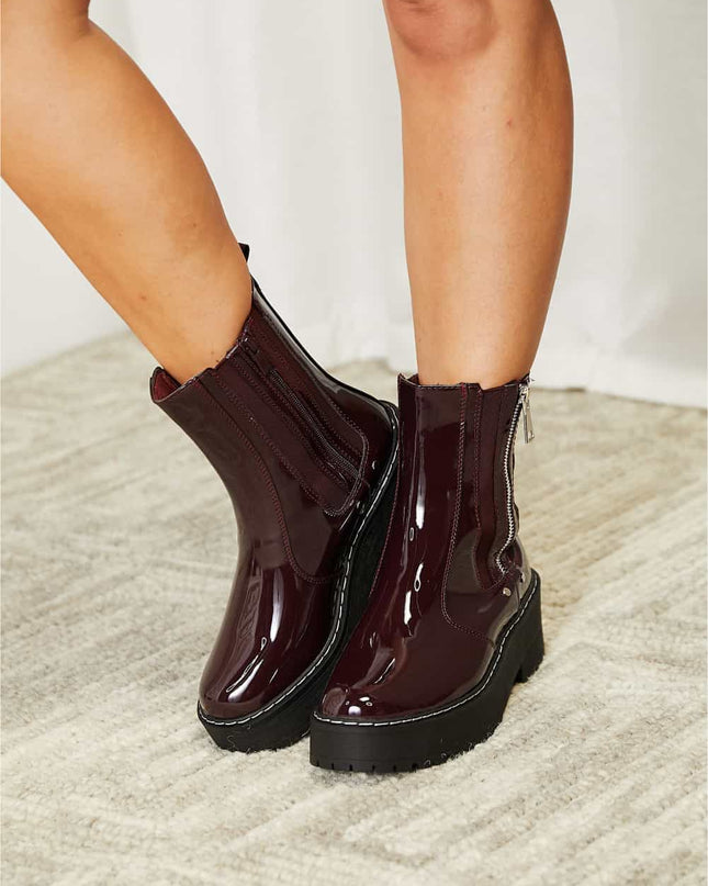 Forever Link Side Zip Platform Boots