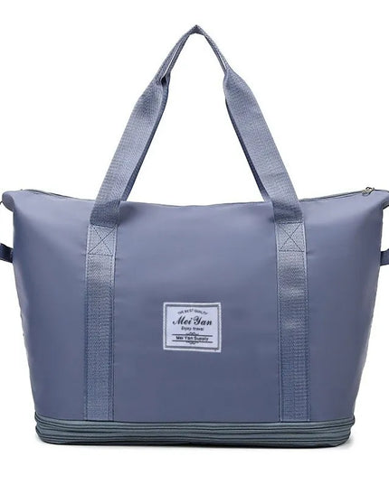 Oxford Cloth Travel Bag Dusty Blue One Size