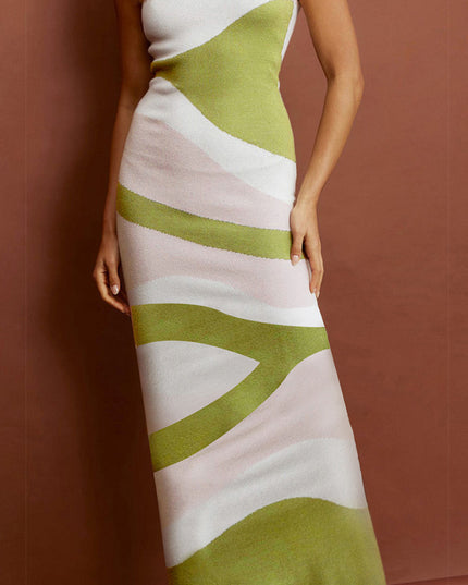 Spaghetti Strap Maxi Sweater Dress