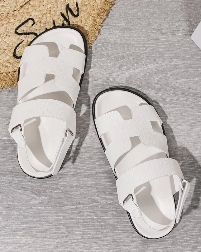 H-Style Gladiator Sandals with Ankle Strap 