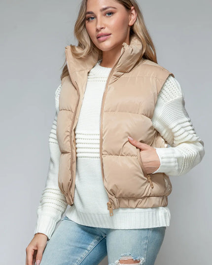 Snobbish Fine Fur Lining Quilted Vest