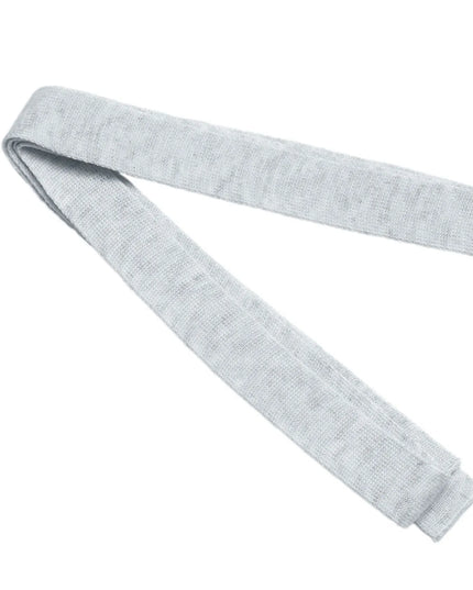 Striped Trim Tie Waist Sweater Dress