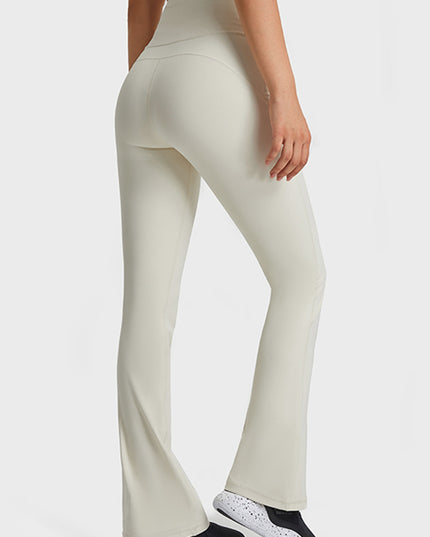 Millennia Elastic Waist Flare Yoga Pants