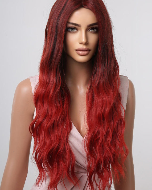 13*1" Full-Machine Wigs Synthetic Long Wave 27" 