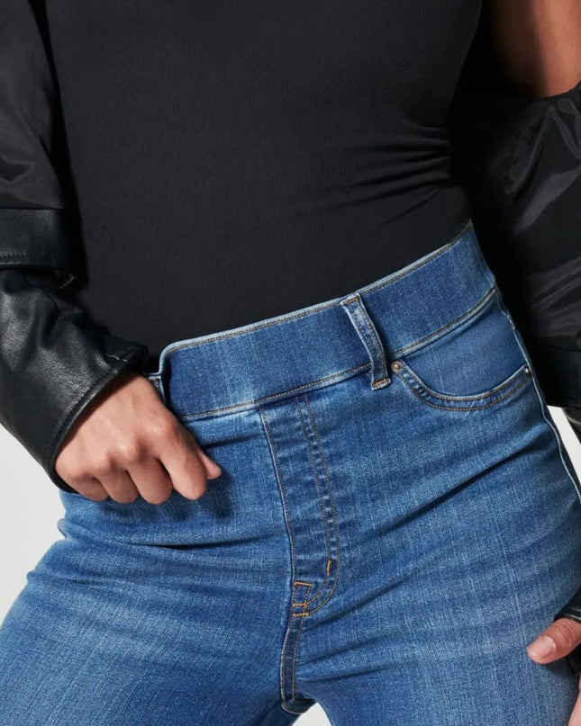 Full Size High-Waisted Flare Jeans Plus Size