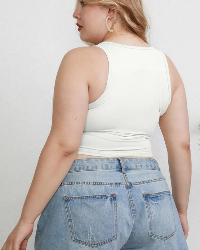 Basic Bae Full Size Round Neck Slim Tank