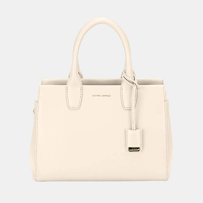David Jones PU Leather Handbag Creamy White One Size