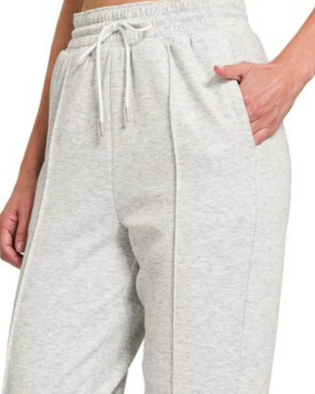 Zenana Drawstring Sweatpants with Pockets