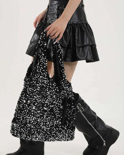 Sequin Polyester Handbag 