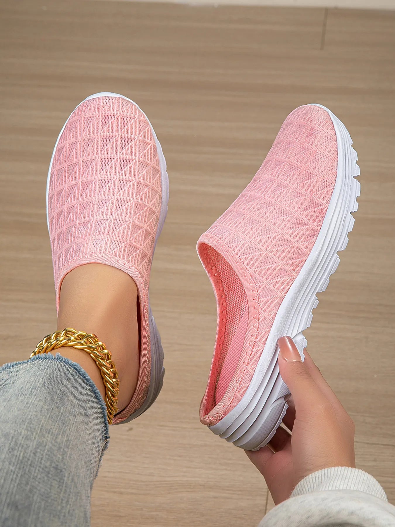 Breathable Mesh Slip-Ons 