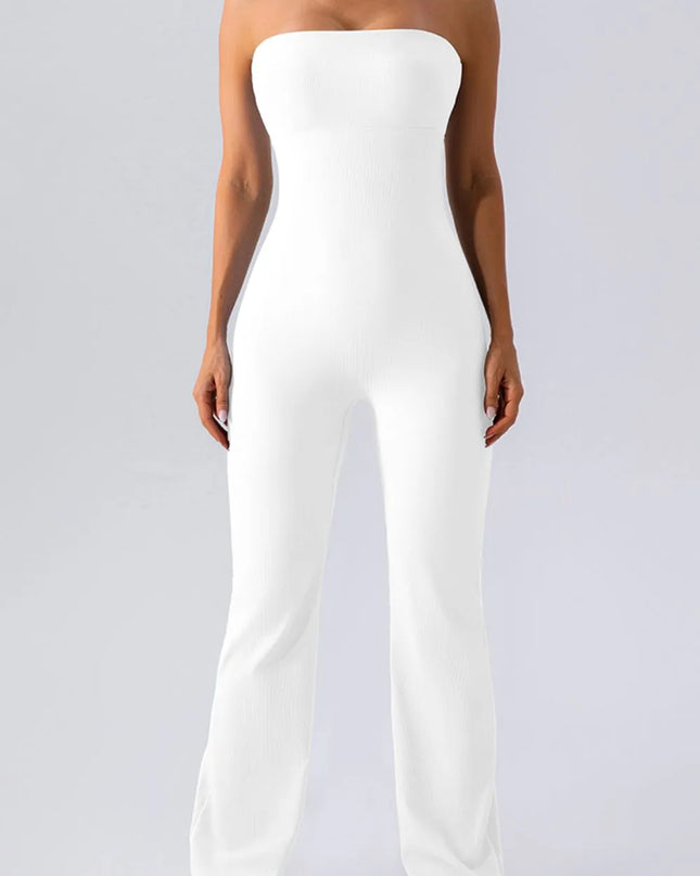 Sleeveless Straight Active Jumpsuit 