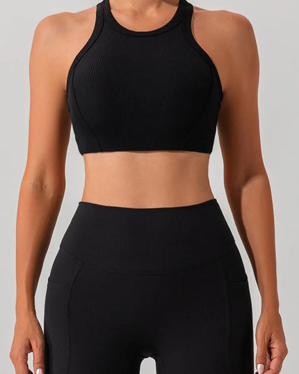 Round Neck Racerback Active Tank 