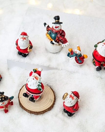 Christmas Santa Claus Miniature Figurine Ornament
