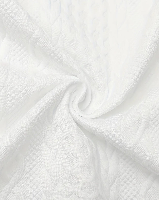 Texture Zip Up Long Sleeve Jacket