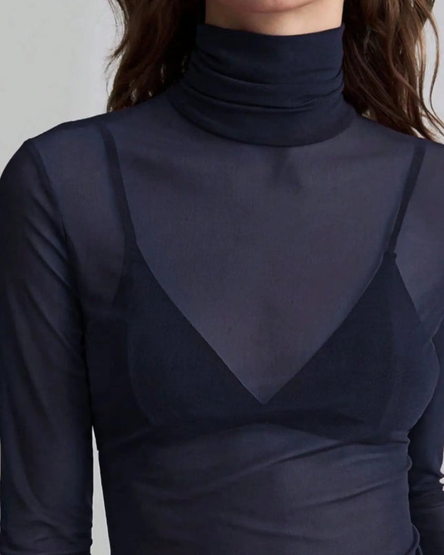 Turtleneck Long Sleeve Top