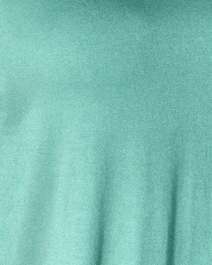 Double Take Full Size Round Neck Slit Top and Pants Set