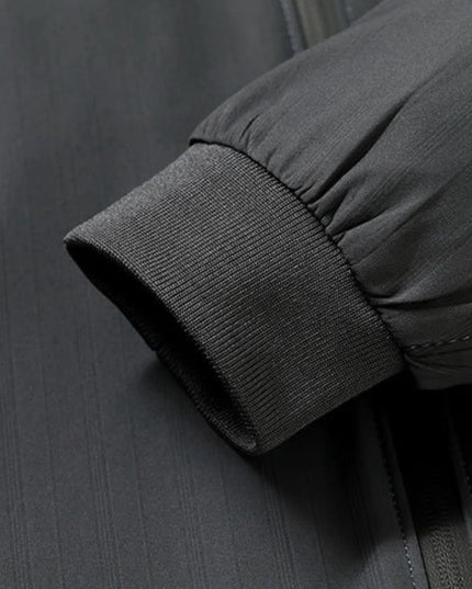 Men's Plus Size Zip Up Long Sleeve Jacket