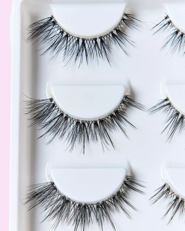 SO PINK BEAUTY Faux Mink Eyelashes 5 Pairs 
