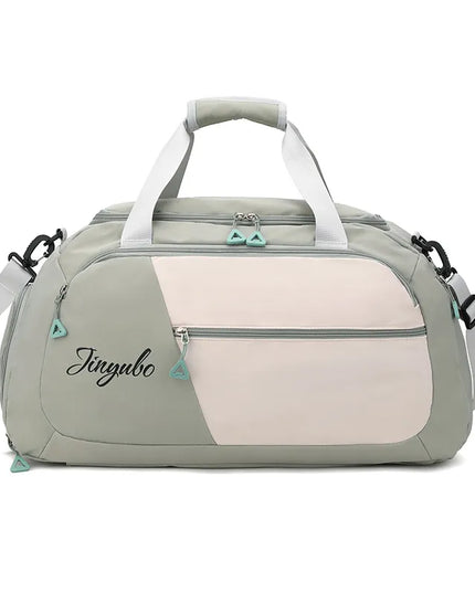 Contrast Nylon Travel Bag Sage One Size
