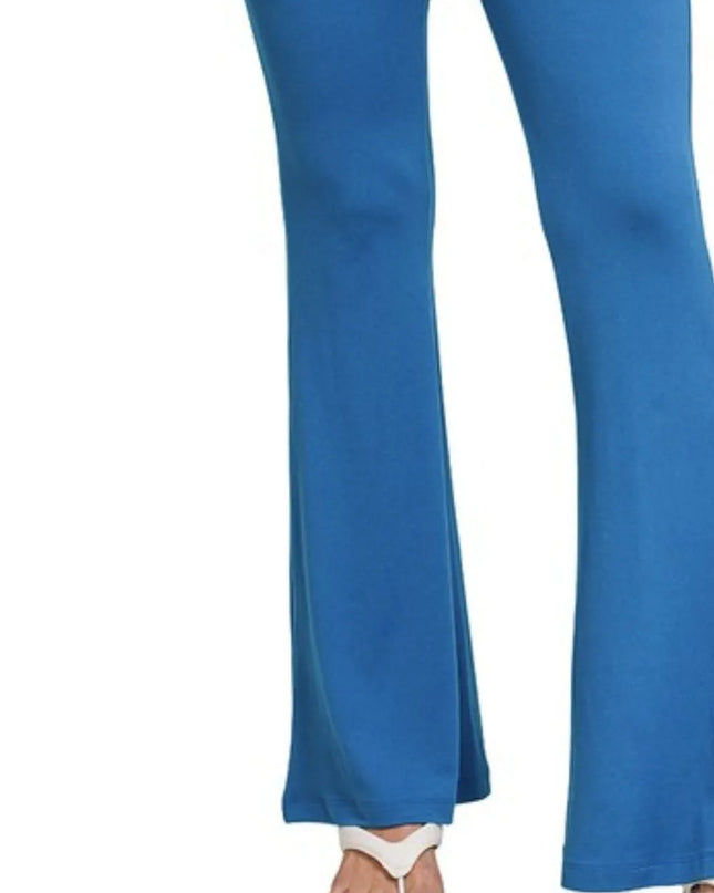 Zenana Buttery Soft Flare Leg High Waist Yoga Pants