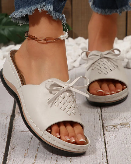 Open Toe Wedge Sandals 