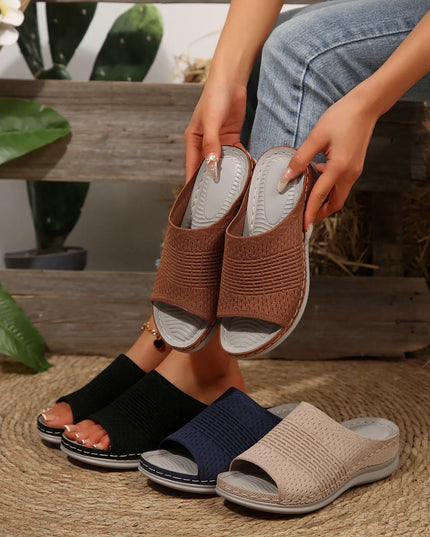 Mesh Open Toe Sandals