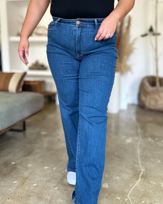 Judy Blue Full Size High Rise Straight Jeans
