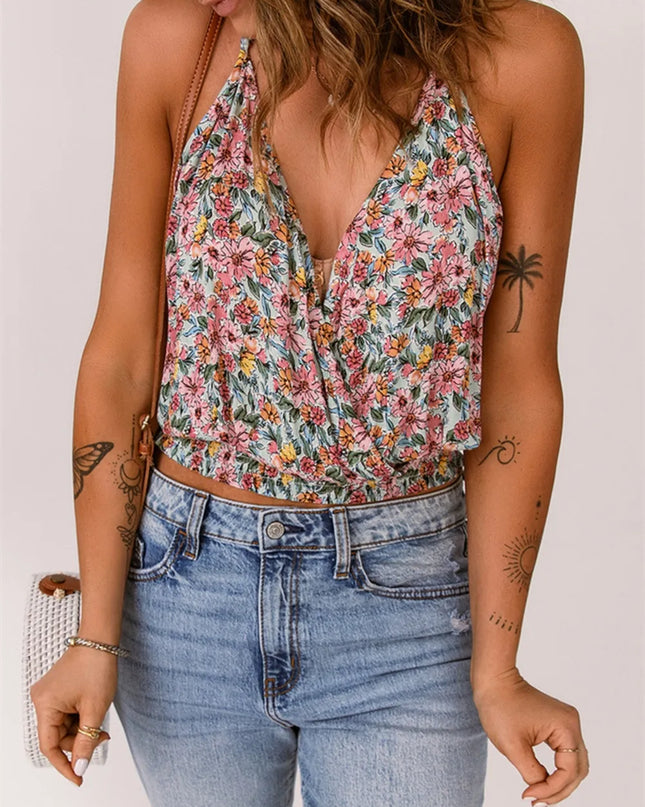 Floral Surplice Cami