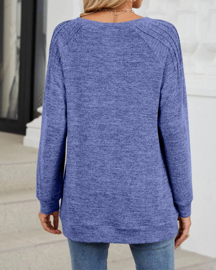 Round Neck Long Sleeve T-Shirt