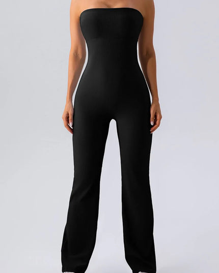 Sleeveless Straight Active Jumpsuit 