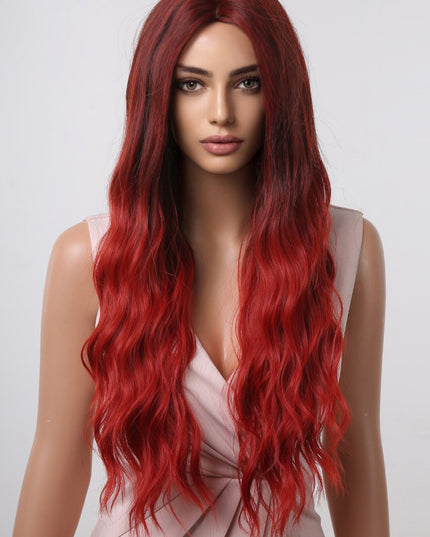 13*1" Full-Machine Wigs Synthetic Long Wave 27" 