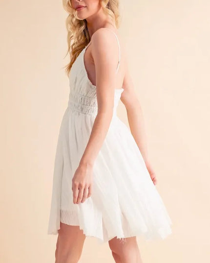 Aemi+Co Lace Detail Mini Cami Dress 