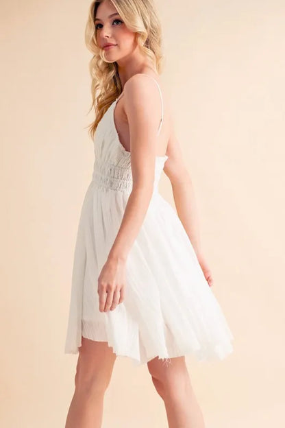 Aemi+Co Lace Detail Mini Cami Dress 
