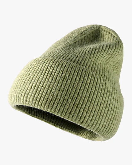 Thermal Solid Knit Hat Matcha Green One Size