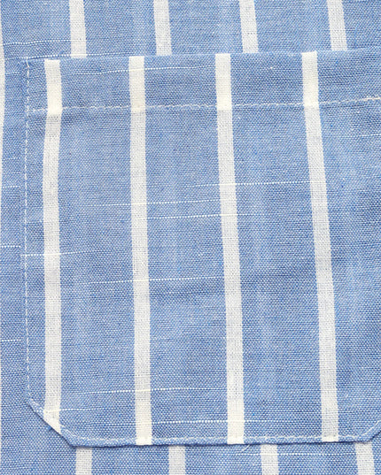 Striped Oversized Button-Down Shirt