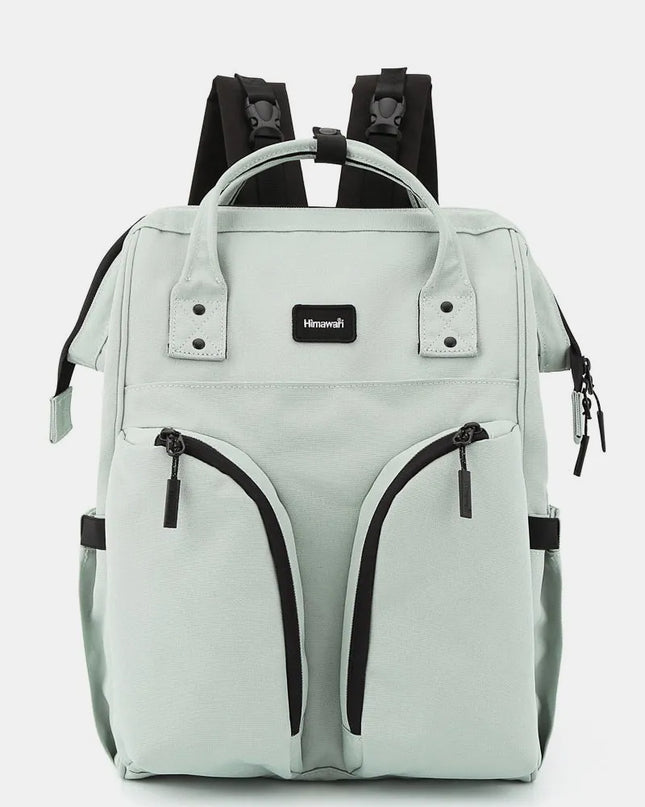 Himawari Waterproof Backpack Bag with Multilayer Pockets Mint One Size