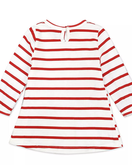 Children's Striped Long Sleeve Dress